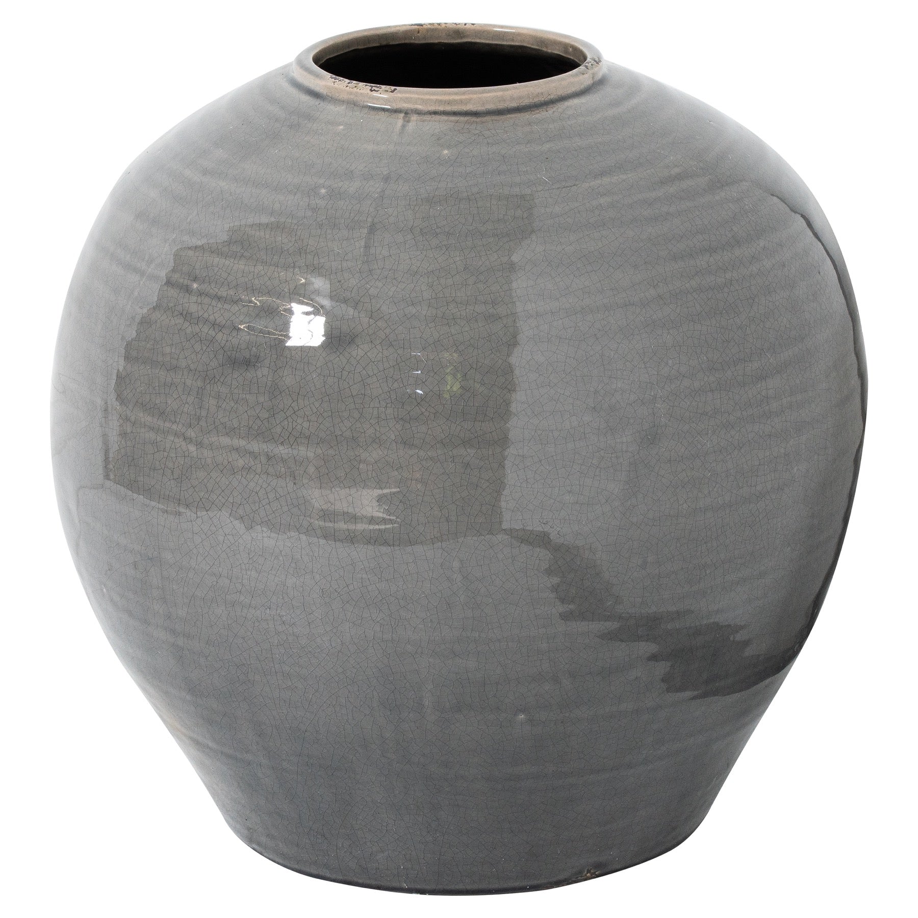 Garda Grey Glazed Regola Vase - Ornaments from the Quanta Home collection.