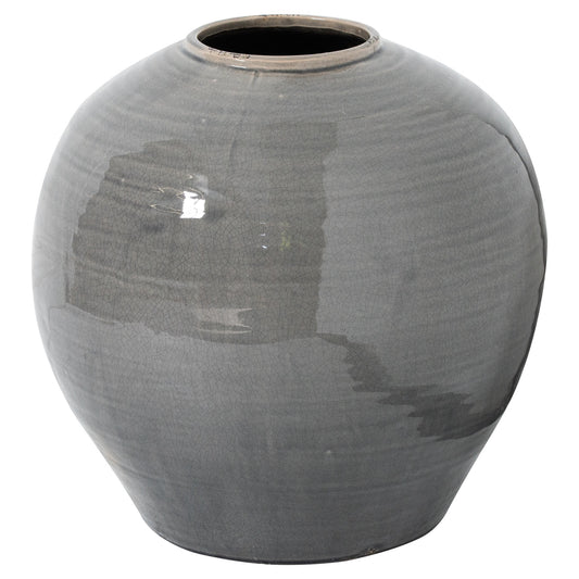 Garda Grey Glazed Regola Vase - Ornaments from the Quanta Home collection.