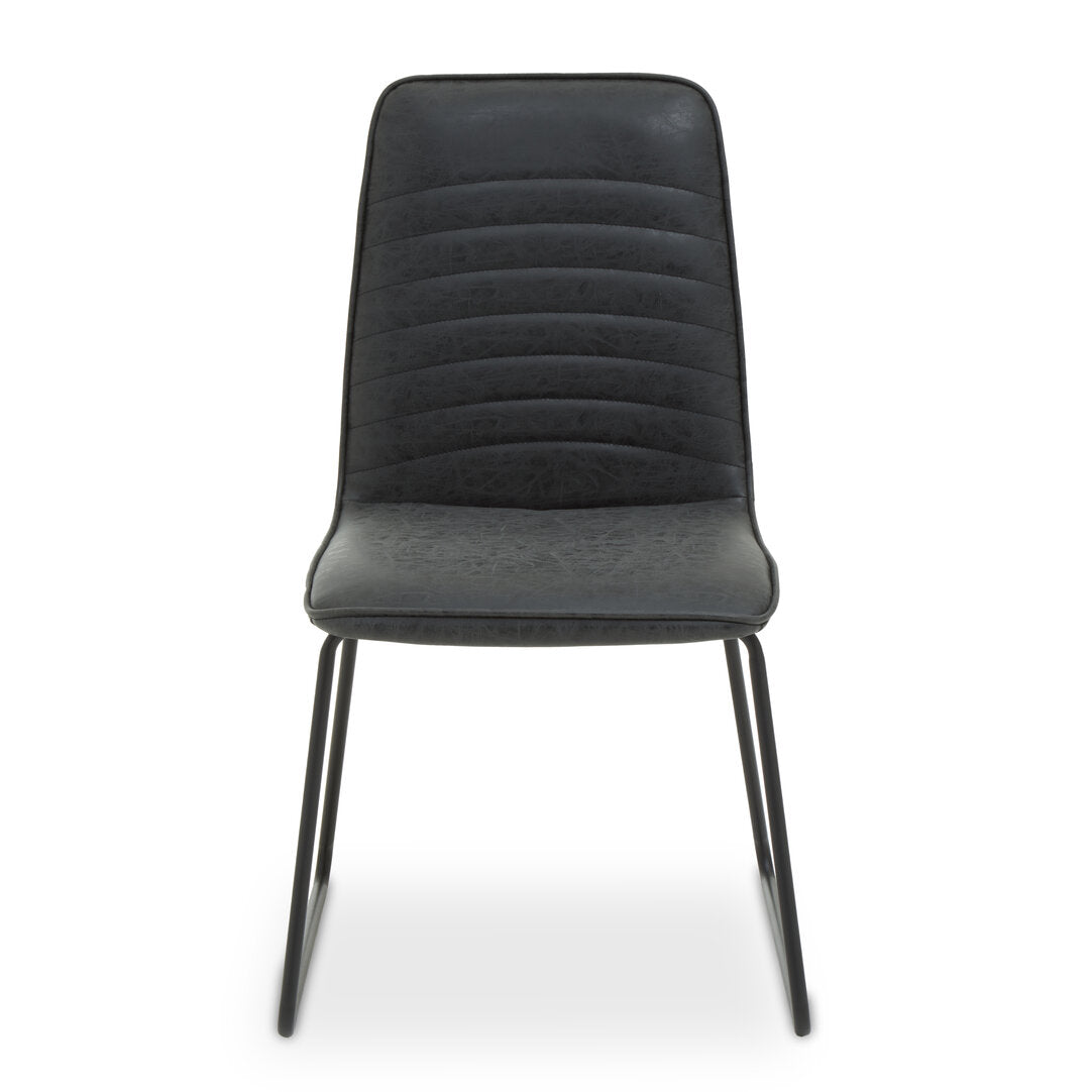 Nova Black Leather Effect Chair