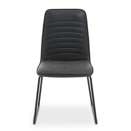 Nova Black Leather Effect Chair