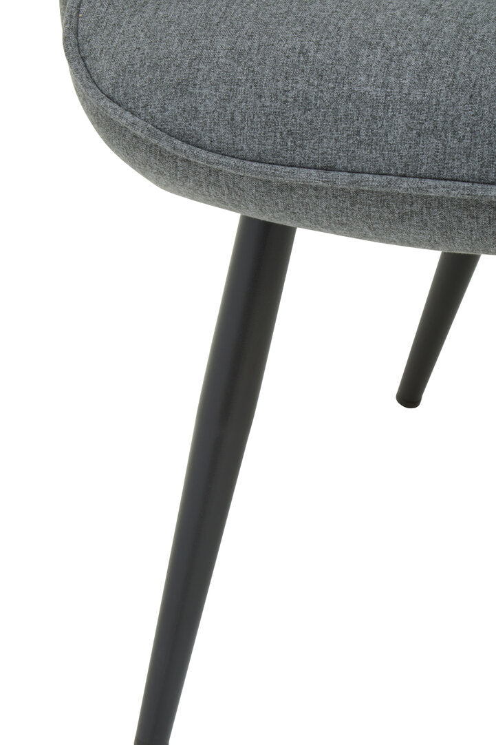 Nordic Grey Fabric Armchair