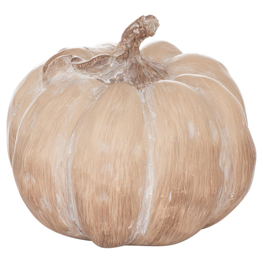 Set Of Three Carved Wood Effect Pumpkins - Pumpkins from the Quanta Home collection.