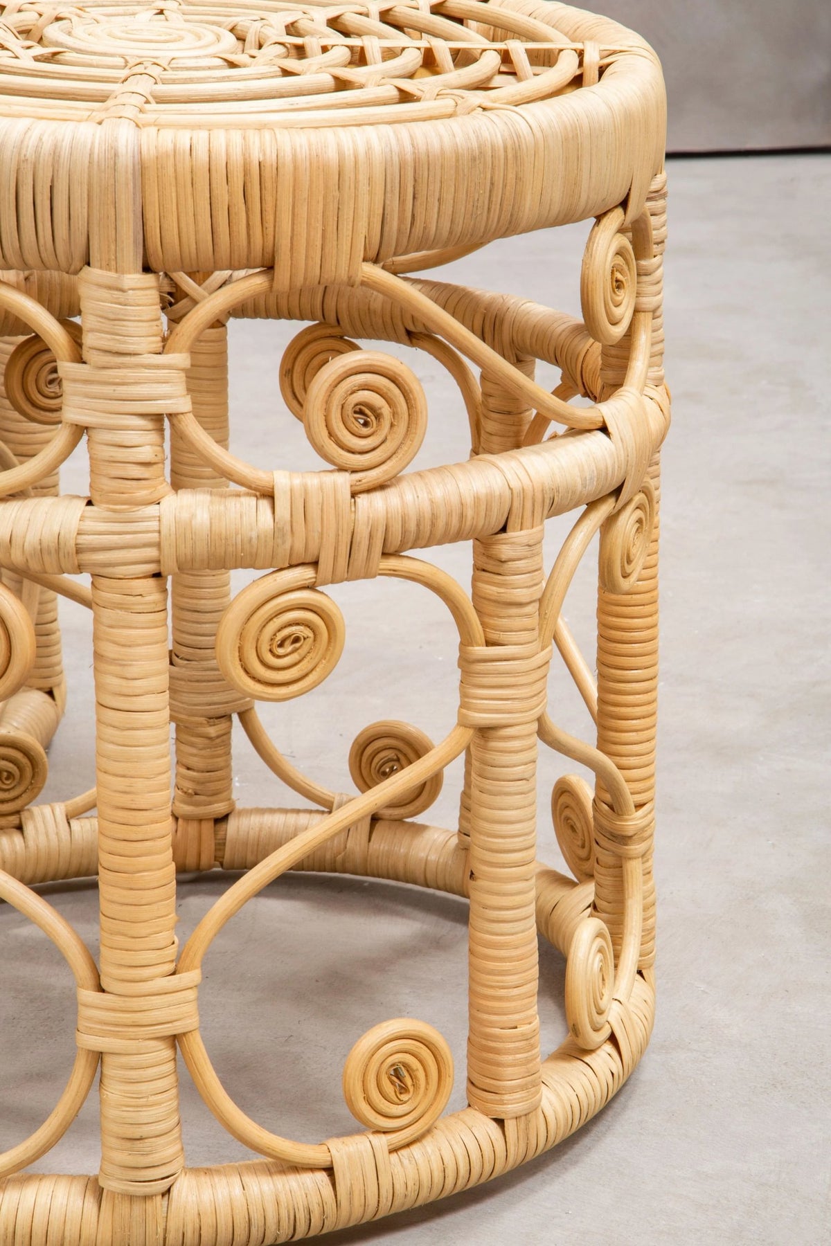 Rinjani Set Of Two Natural Rattan Tables