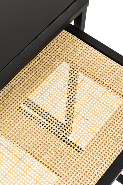 Ubud Rattan And Metal Nest Of Two Tables