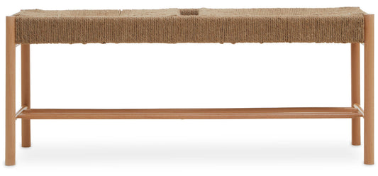 Nautic Natural Rope and Beechwood Bench