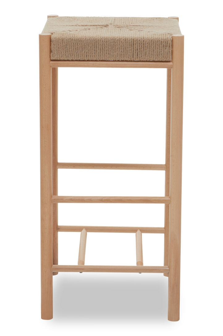 Nautic Natural Rope Weave Bar Stool