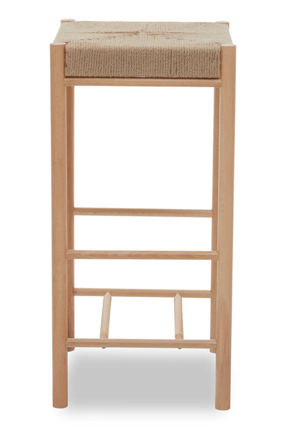 Nautic Natural Rope Weave Bar Stool