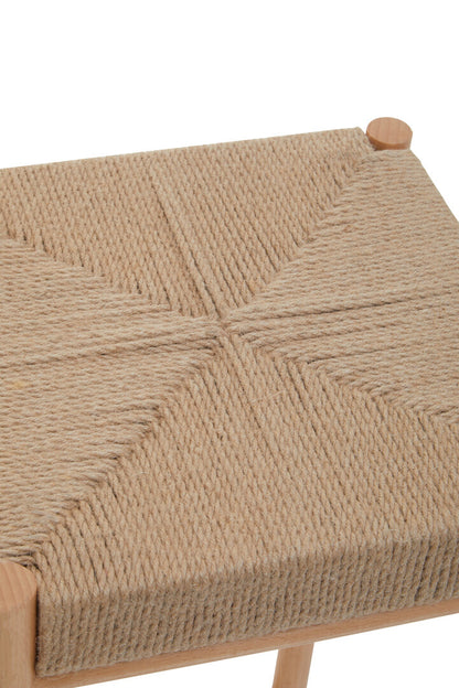 Nautic Natural Rope Weave Bar Stool