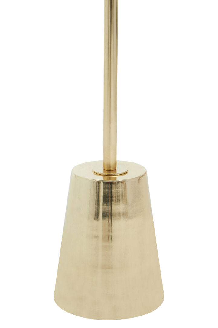Verona Black Marble Effect Top Gold Base Side Table
