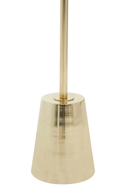 Verona Black Marble Effect Top Gold Base Side Table