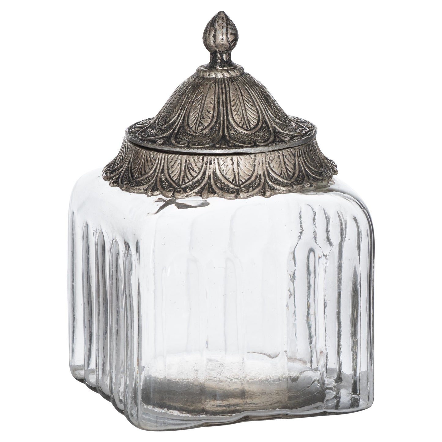 Moroccan Style Lidded Medium Display Jar - Christmas Room Decorations from the Quanta Home collection.