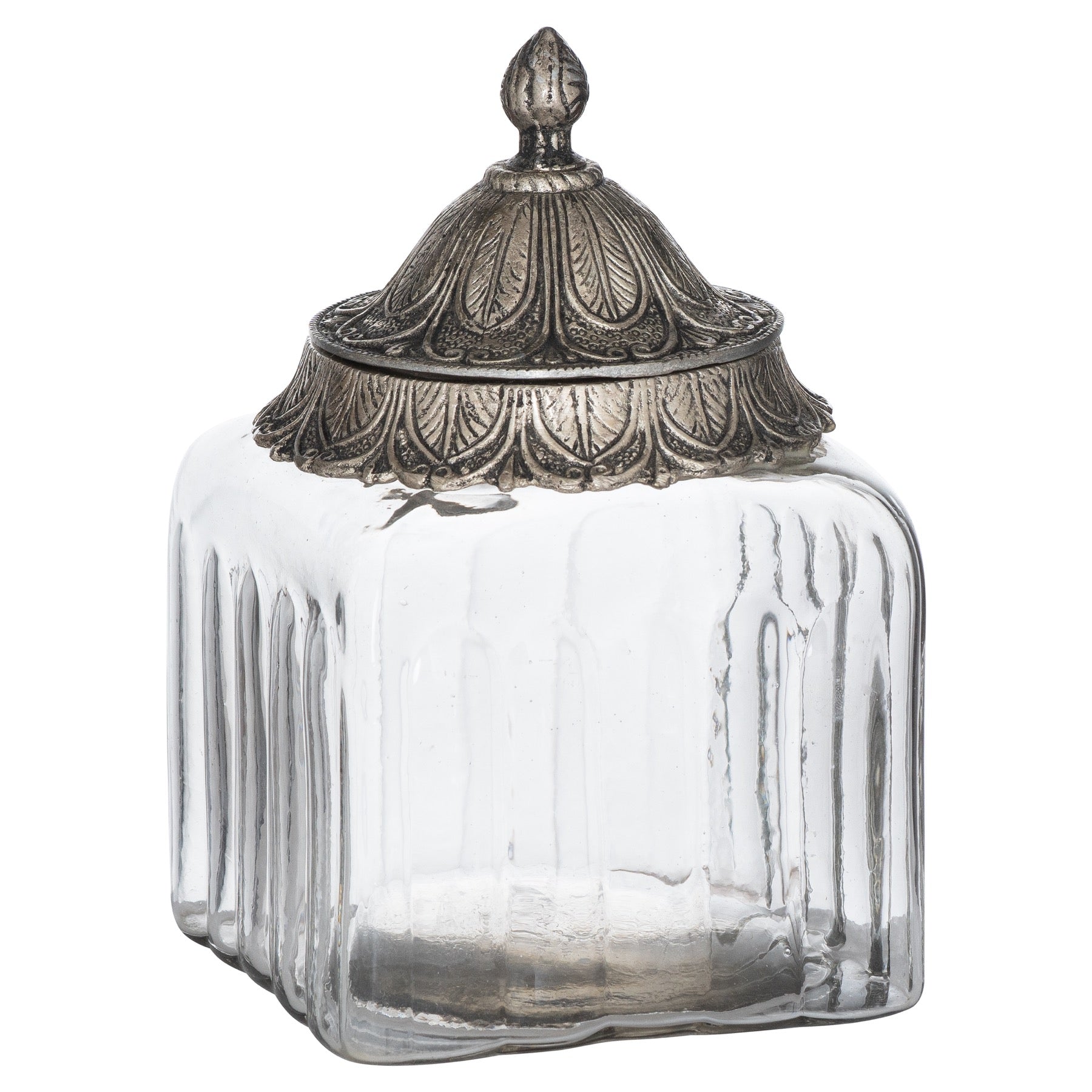 Moroccan Style Lidded Medium Display Jar - Christmas Room Decorations from the Quanta Home collection.
