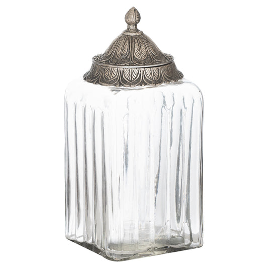 Moroccan Style Lidded Large Display Jar - Christmas Room Decorations from the Quanta Home collection.