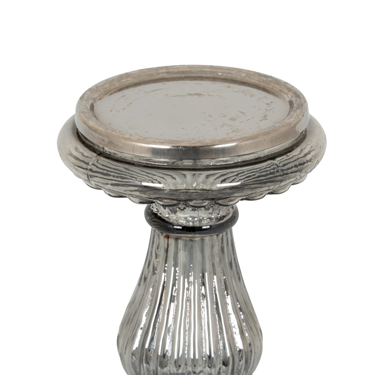 Smoked Midnight Small Candle Pillar