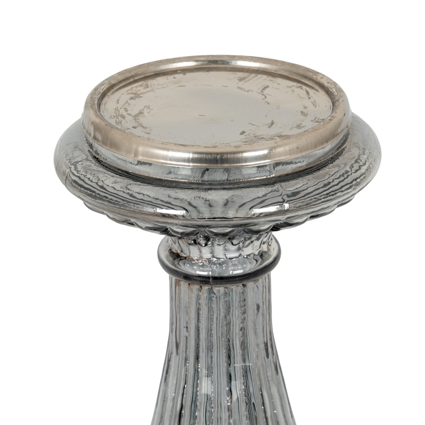 Smoked Midnight Medium Candle Pillar