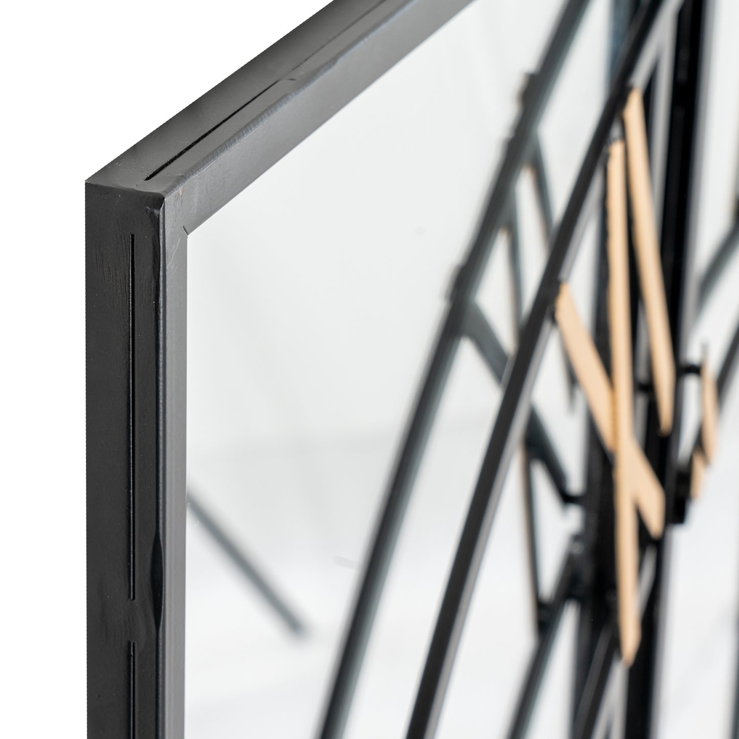 Brooklyn Black And Gold Wall Clock