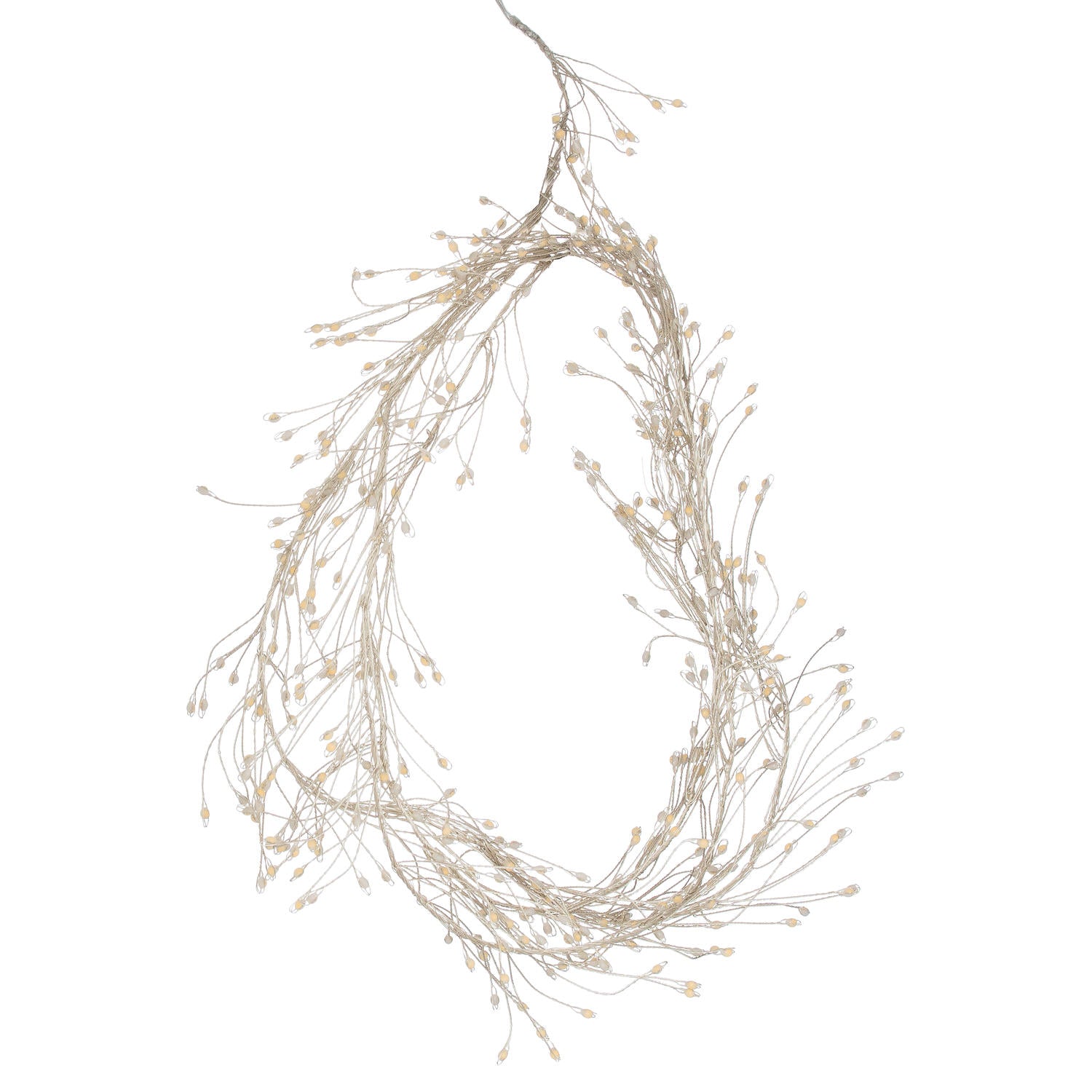 2.75m\9ft Plug-In LED 8 Sequence Warm White Cluster String - Christmas Room Decorations from the Quanta Home collection.