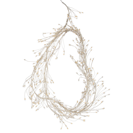 2.75m\9ft Plug-In LED 8 Sequence Warm White Cluster String - Christmas Room Decorations from the Quanta Home collection.