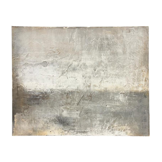 Hand-painted canvas artwork featuring textured brushwork and a harmonious grey palette, ideal for modern interiors.