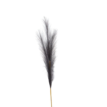 Grey Faux Pampas Grass Stem - Single Stem Flowers from the Quanta Home collection.