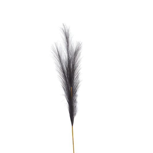 Grey Faux Pampas Grass Stem - Single Stem Flowers from the Quanta Home collection.