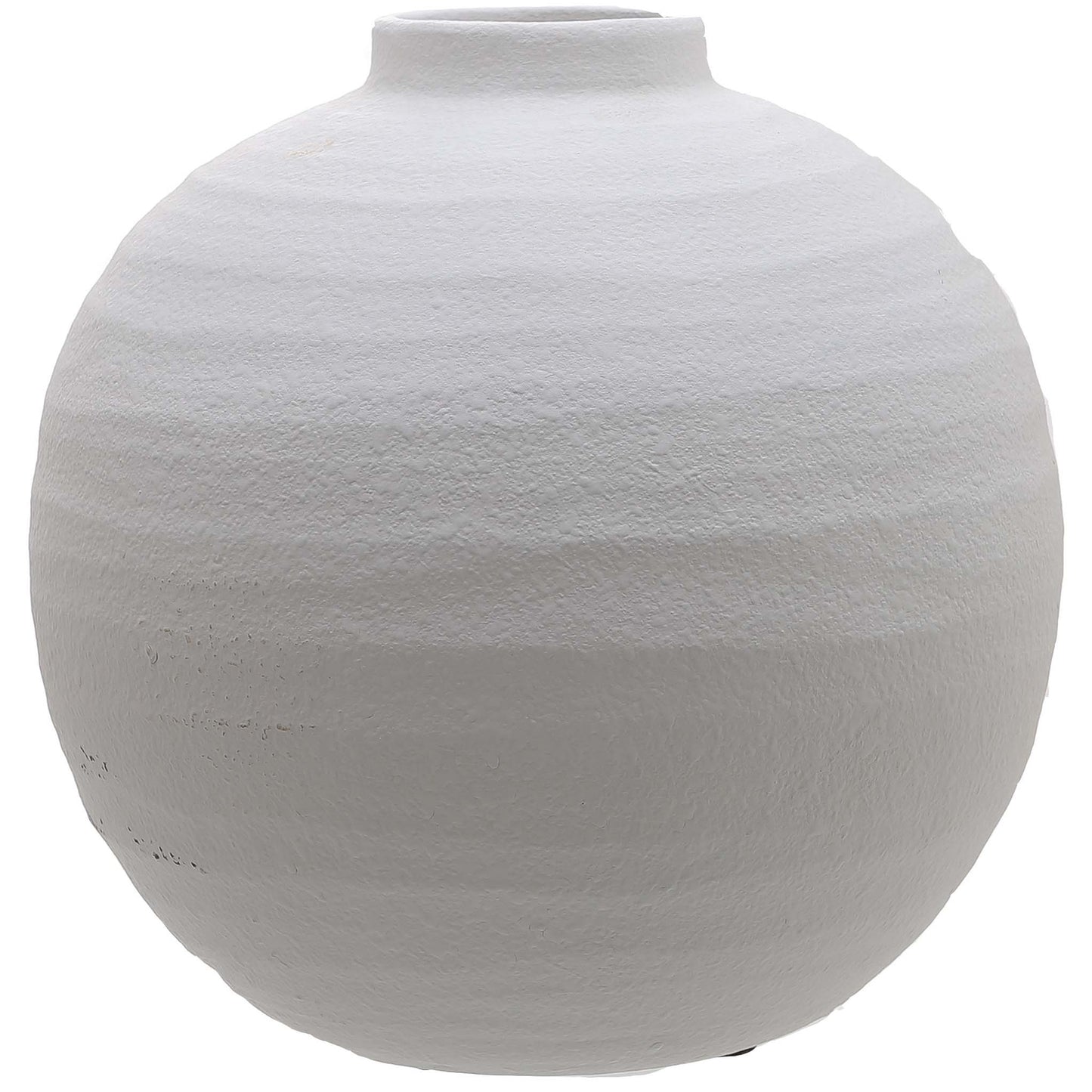 Tiber Matt White Ceramic Vase - Ornaments from the Quanta Home collection.