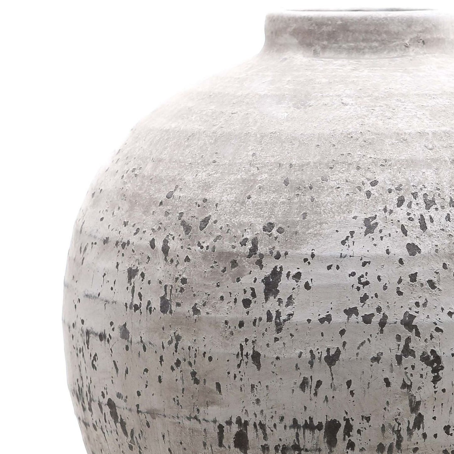 Tiber Stone Ceramic Vase - Ornaments from the Quanta Home collection.