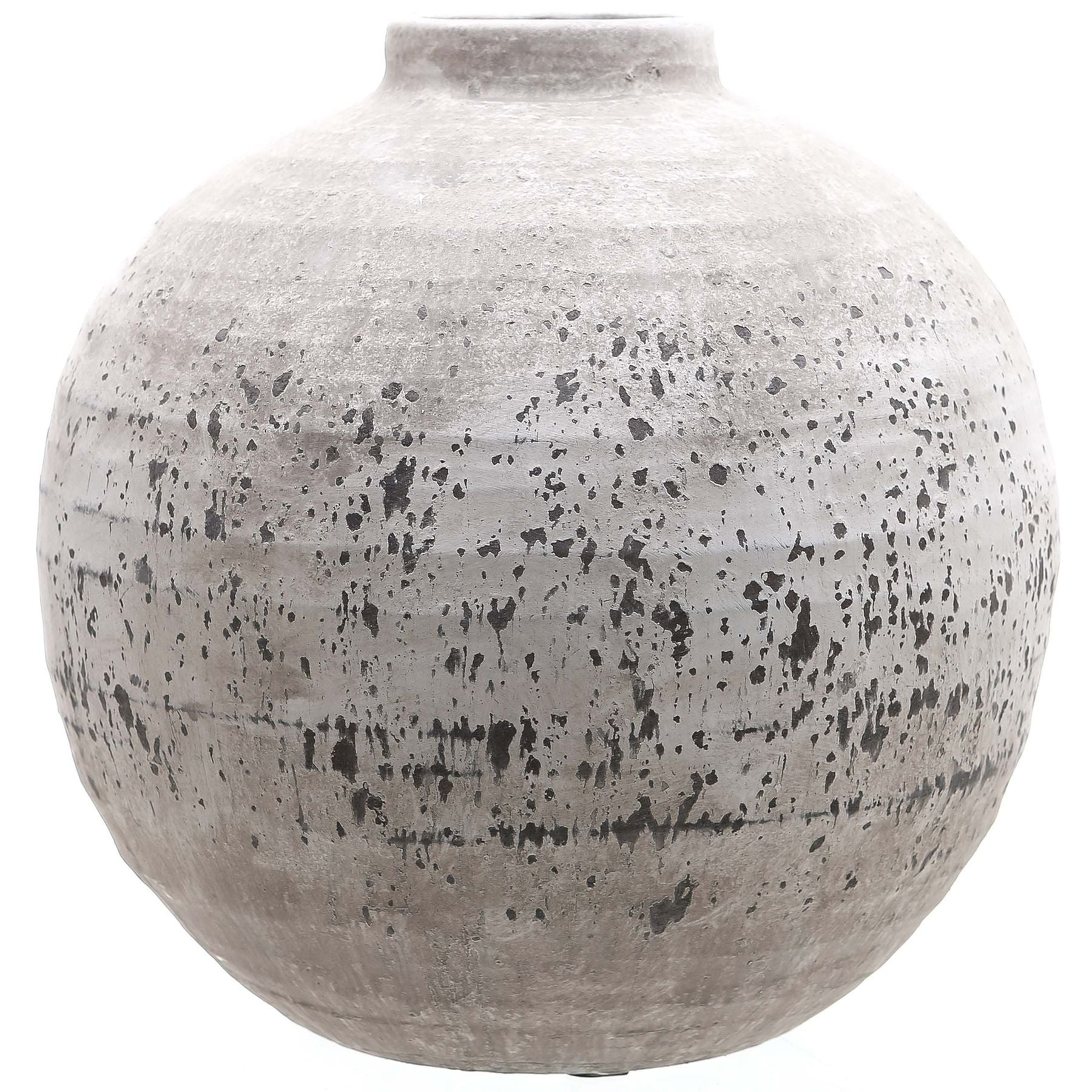 Tiber Large Stone Ceramic Vase - Vases from the Quanta Home collection.