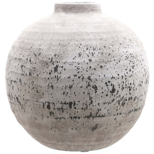 Tiber Large Stone Ceramic Vase - Vases from the Quanta Home collection.