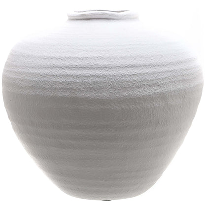 Regola Matt White Ceramic Vase - Vases from the Quanta Home collection.