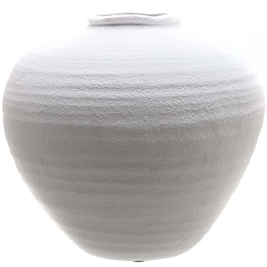 Regola Matt White Ceramic Vase - Vases from the Quanta Home collection.
