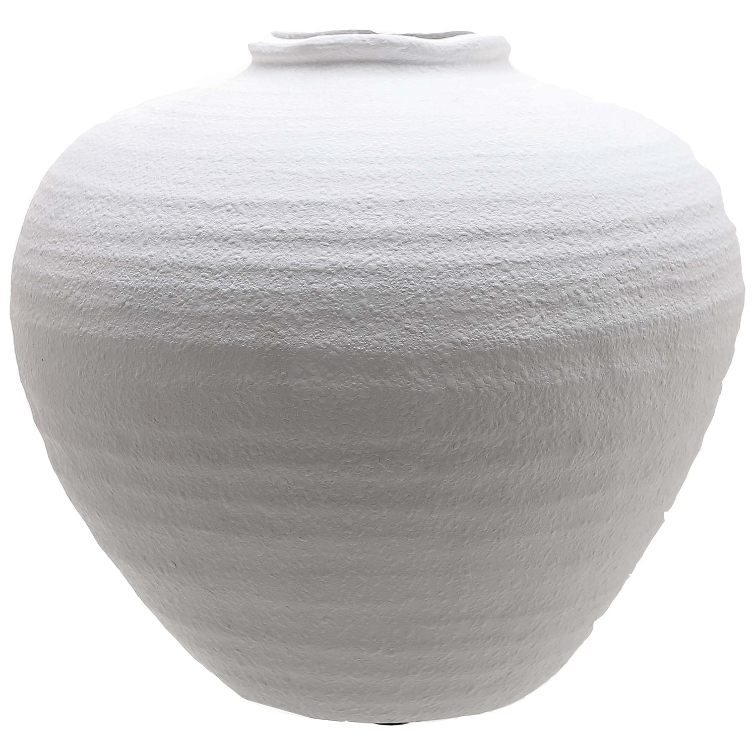 Regola Large Matt White Ceramic Vase - Vases from the Quanta Home collection.