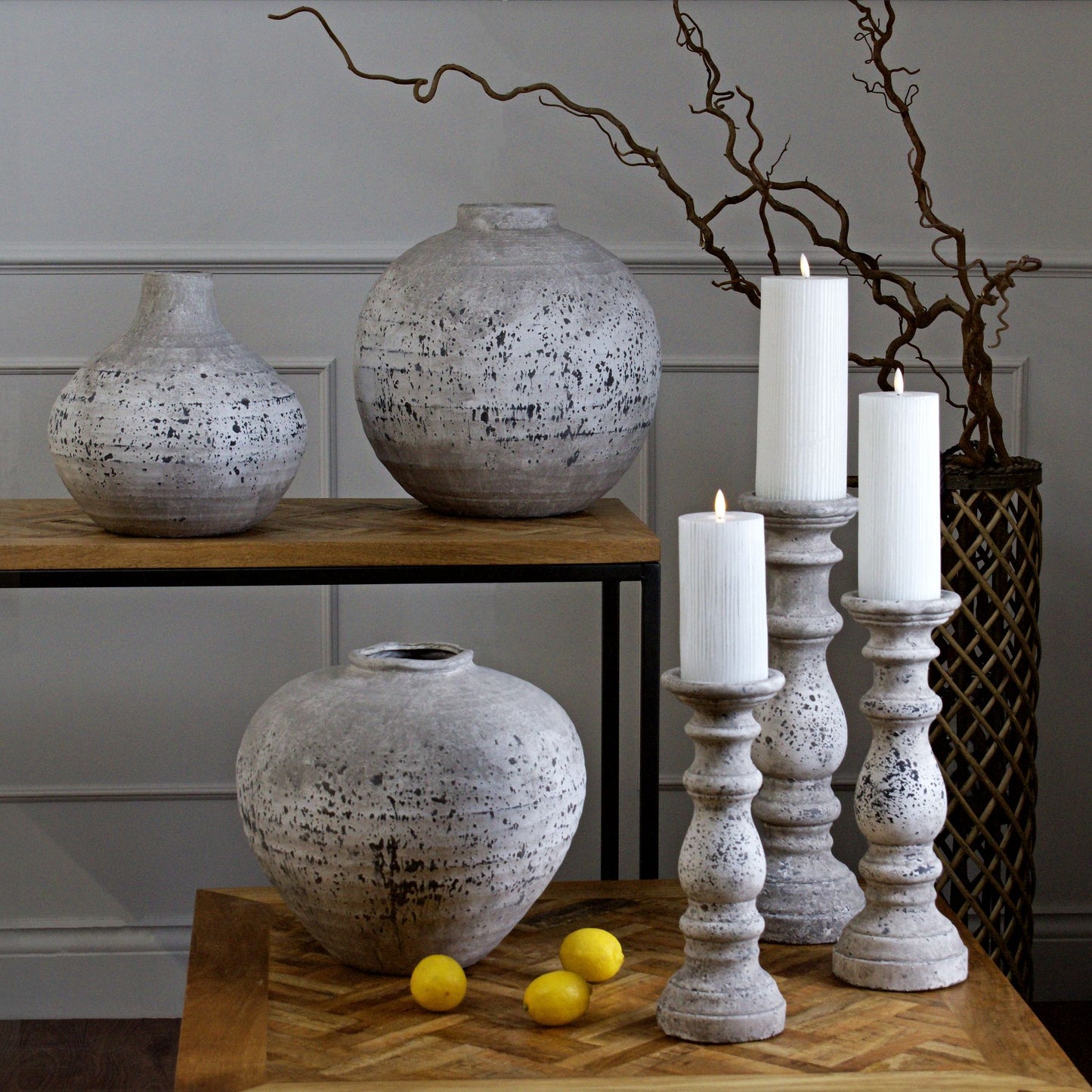 Regola Stone Ceramic Vase - Ornaments from the Quanta Home collection.