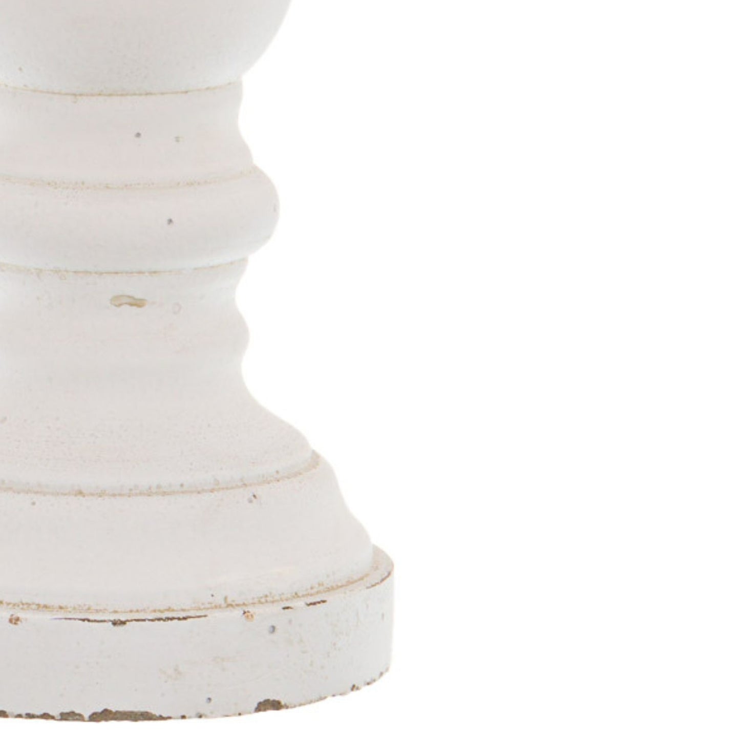 Matt White Ceramic Column Candle Holder - Ornaments from the Quanta Home collection.