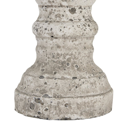 Stone Ceramic Column Candle Holder - Ornaments from the Quanta Home collection.