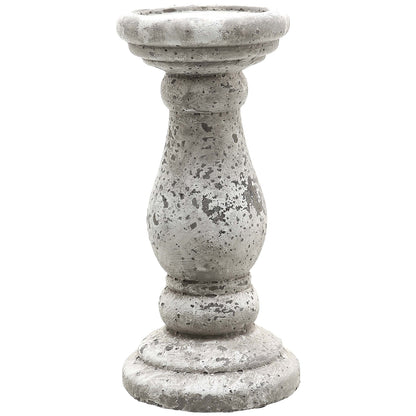 Small Stone Ceramic Candle Holder - Ornaments from the Quanta Home collection.
