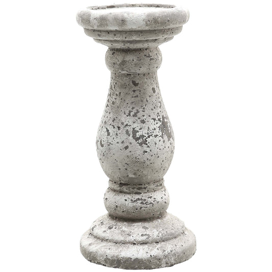 Small Stone Ceramic Candle Holder - Ornaments from the Quanta Home collection.