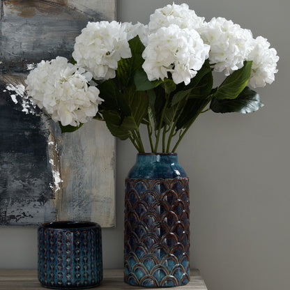 Seville Collection Indigo Planter - Indoor Planters from the Quanta Home collection.
