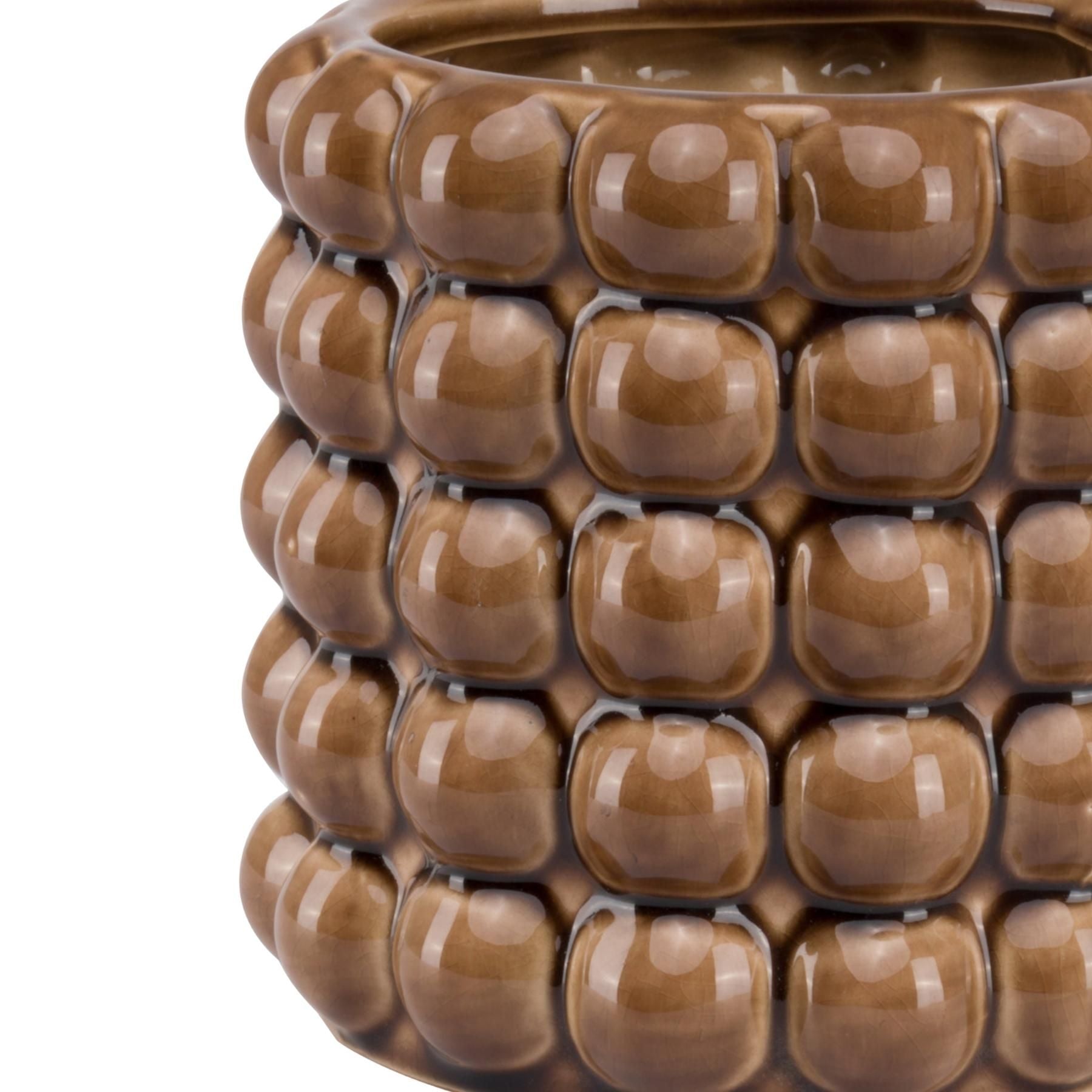 Seville Collection Caramel Bubble Planter - Autumn Room Decorations from the Quanta Home collection.