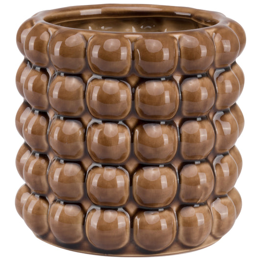 Seville Collection Caramel Bubble Planter - Autumn Room Decorations from the Quanta Home collection.
