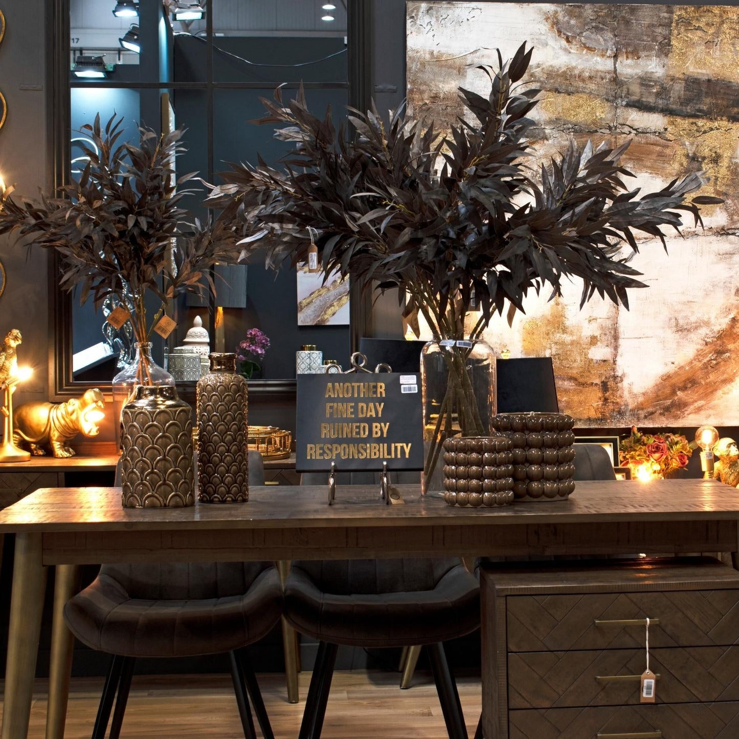 Seville Collection Large Caramel Bubble Planter - Indoor Planters from the Quanta Home collection.