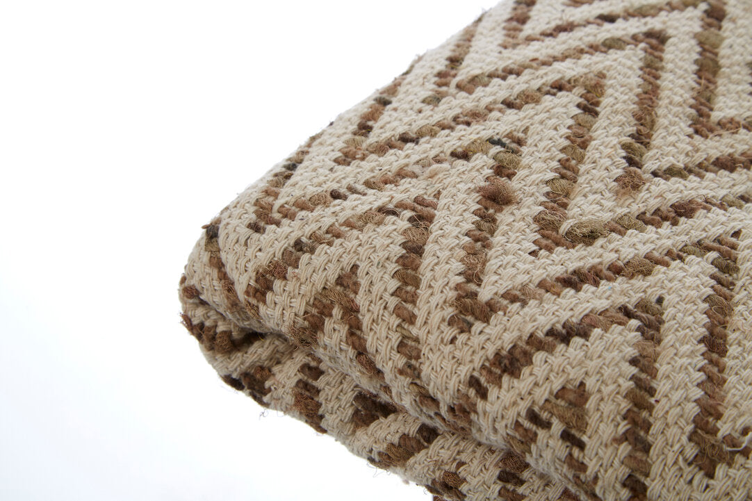 Sierra Beige Woven Throw