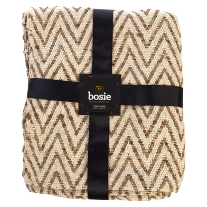 Sierra Beige Woven Throw