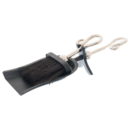 Chrome Crook Handled Hearth Tidy - Companion Sets and Accessories from the Quanta Home collection.