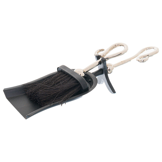 Chrome Crook Handled Hearth Tidy - Companion Sets and Accessories from the Quanta Home collection.