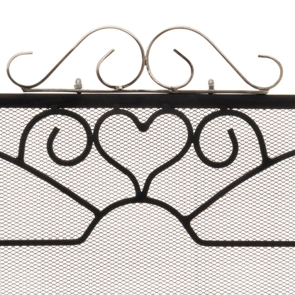 Chrome Topped Three Fold Fire Screen - Fire Screens from the Quanta Home collection.
