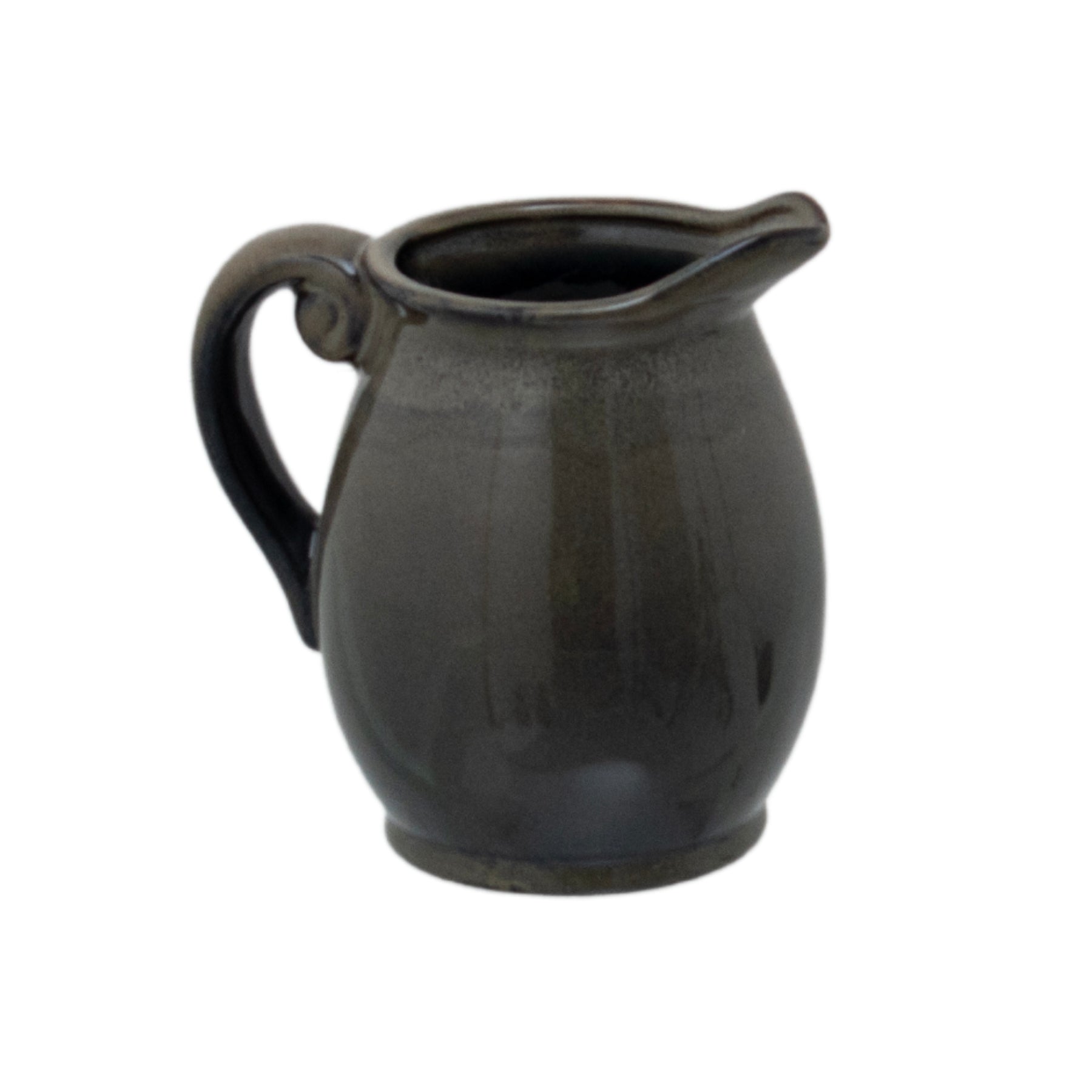 Small Olive Olpe Vase - Vases from the Quanta Home collection.