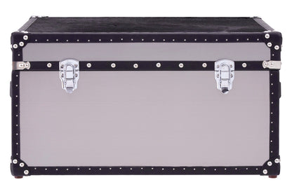 Chelsea Townhouse Black And White Genuine Cowhide Storage Trunk