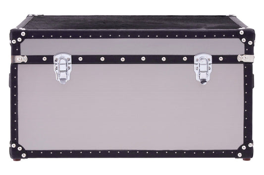 Chelsea Townhouse Black And White Genuine Cowhide Storage Trunk