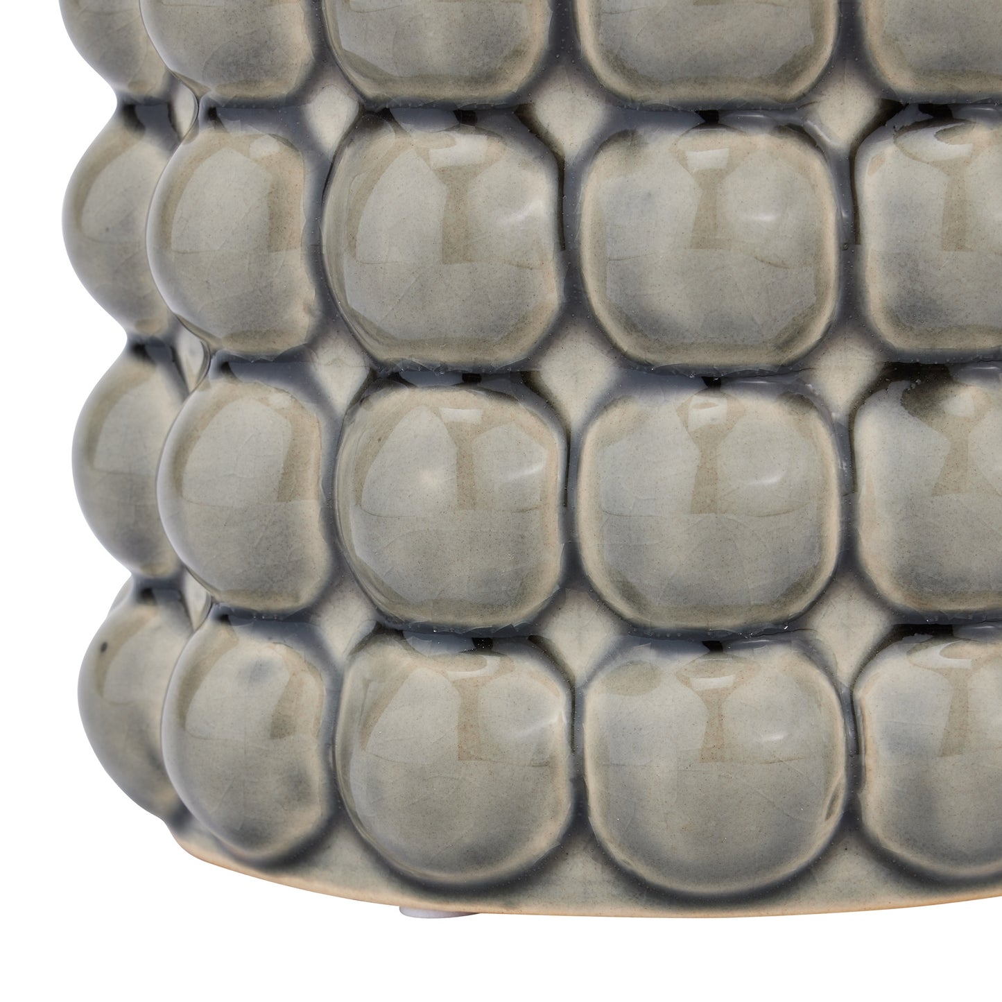Seville Collection Grey Bubble Planter - Indoor Planters from the Quanta Home collection.